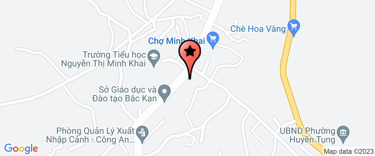Bản đồ đến địa chỉ Công Ty TNHH MTV Du Lịch Và Dịch Vụ Hải Hồng Phát Bắc Kạn