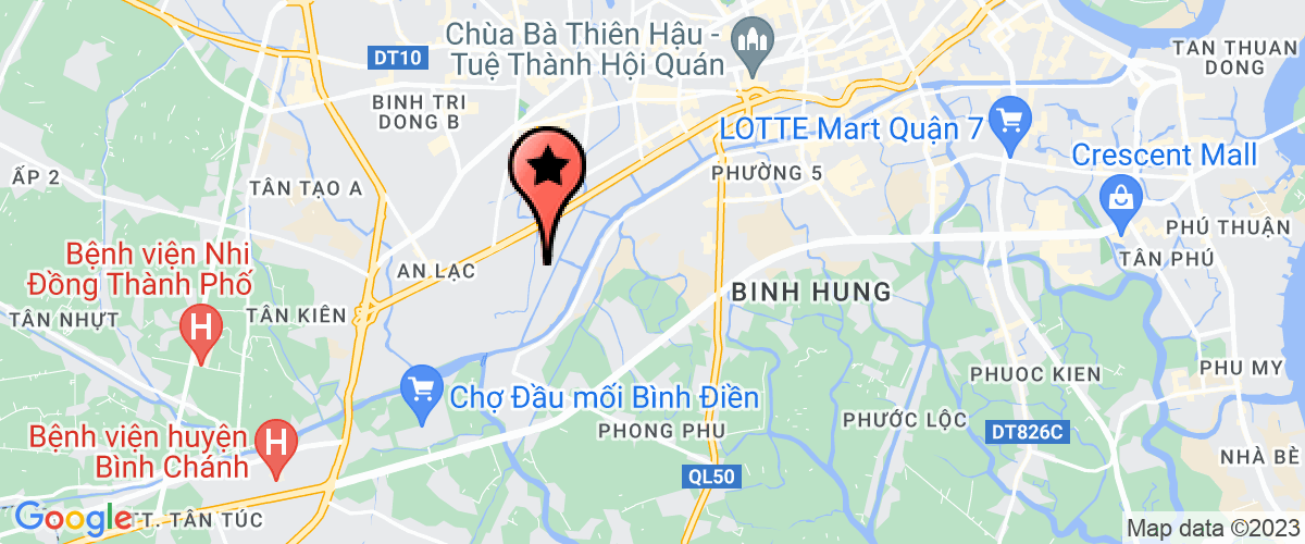 Bản đồ đến địa chỉ Cty TNHH Cơ Khí Công Trình Kim Tín