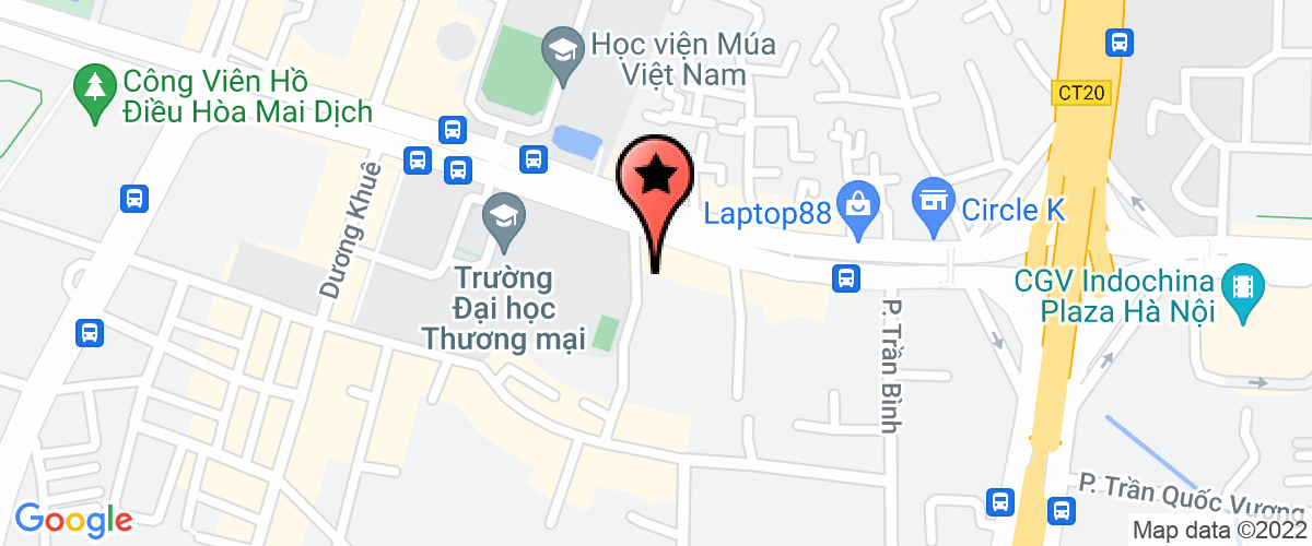 Bản đồ đến địa chỉ Công Ty Cổ Phần Đầu Tư Phát Triển Môi Trường Đô Thị Xanh Việt Nam