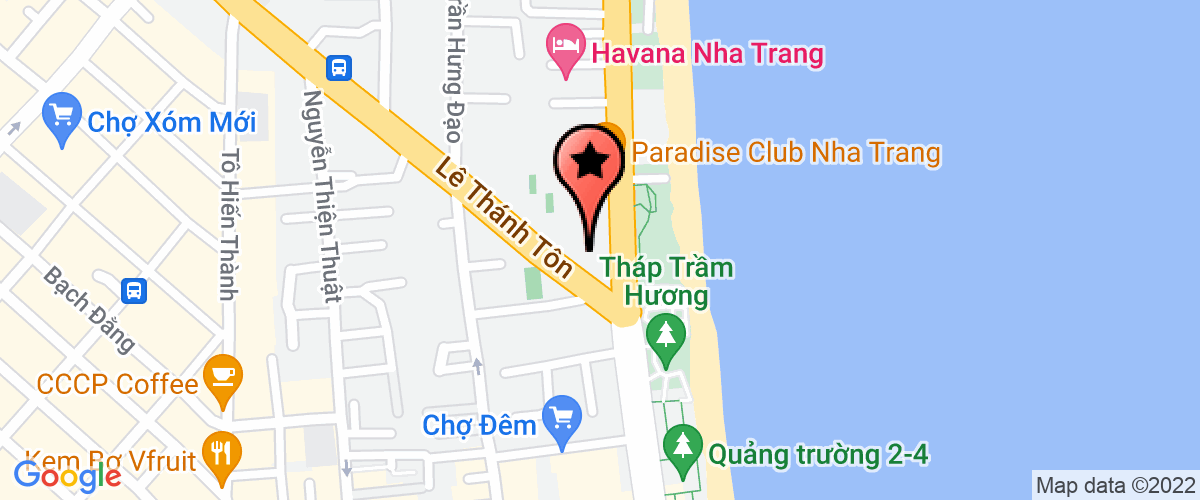 Bản đồ đến địa chỉ Công ty TNHH Khách sạn Nha Trang LODGE (nộp hộ nhà thầu)