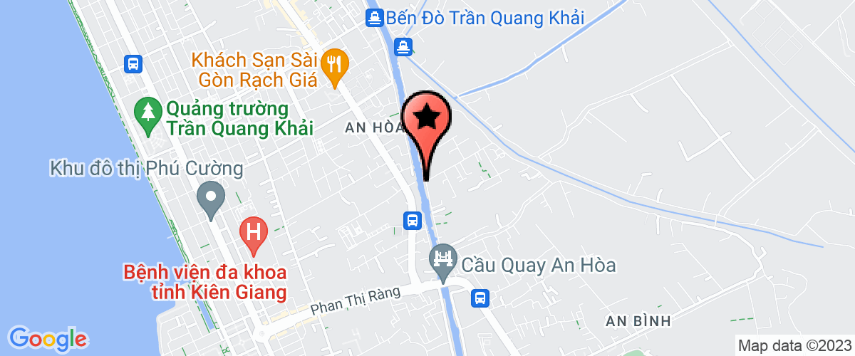 Bản đồ đến địa chỉ Chi Nhánh Công Ty TNHH 01 TV Thương Mại Dịch Vụ Kiên Giang - XN Chế Biến Gia Súc Gia Cầm