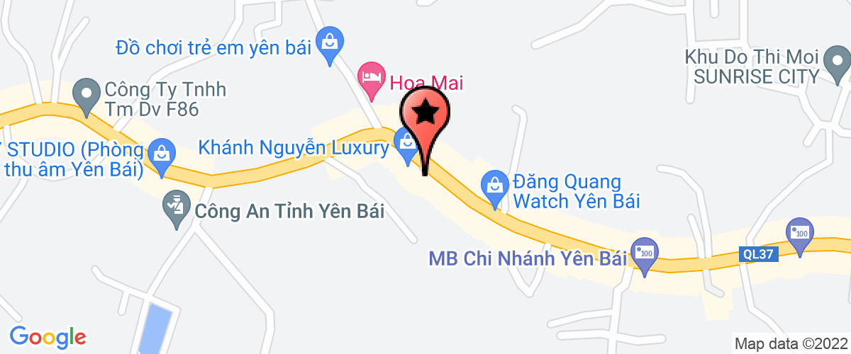 Bản đồ đến địa chỉ Công ty cổ phần đầu tư khai thác và chế biến khoáng sản Kiên Thạch