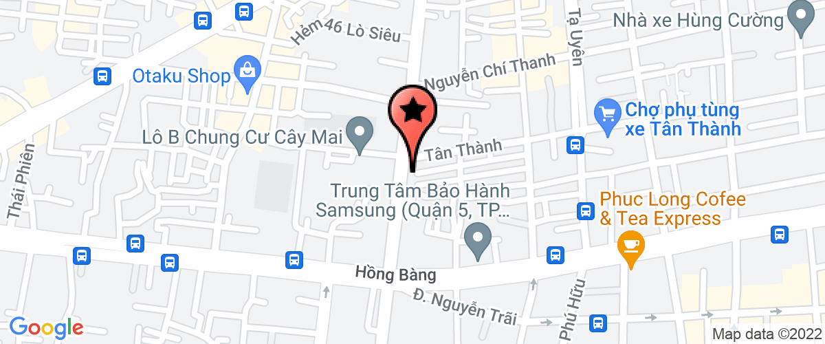 Bản đồ đến địa chỉ Công Ty TNHH Một Thành Viên Thương Mại - Dịch Vụ Việt Thiên Phú