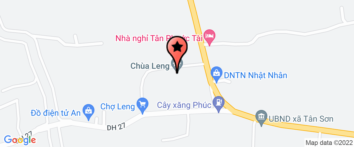 Bản đồ đến địa chỉ UBND xã Tân Sơn