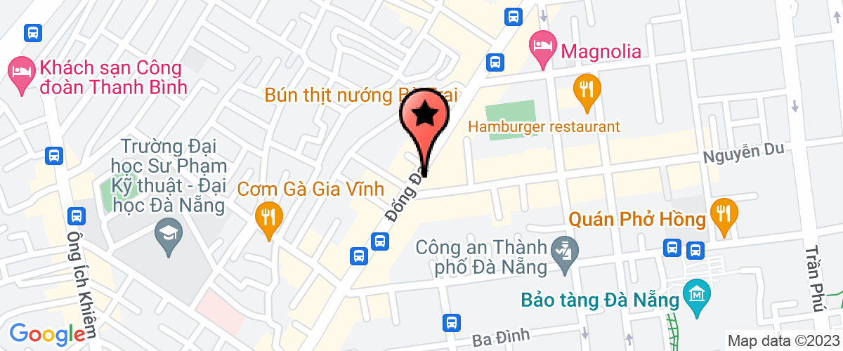 Bản đồ đến địa chỉ Chi Nhánh Công Ty TNHH Một Thành Viên Nguyễn Gia Travel Tại Thành Phố Đà Nẵng