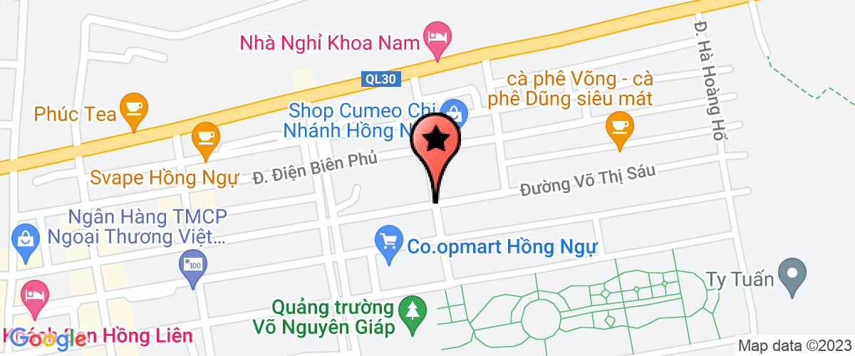 Bản đồ đến địa chỉ Công Ty TNHH MTV Vật Liệu Xây Dựng Hồng Hạnh Đồng Tháp