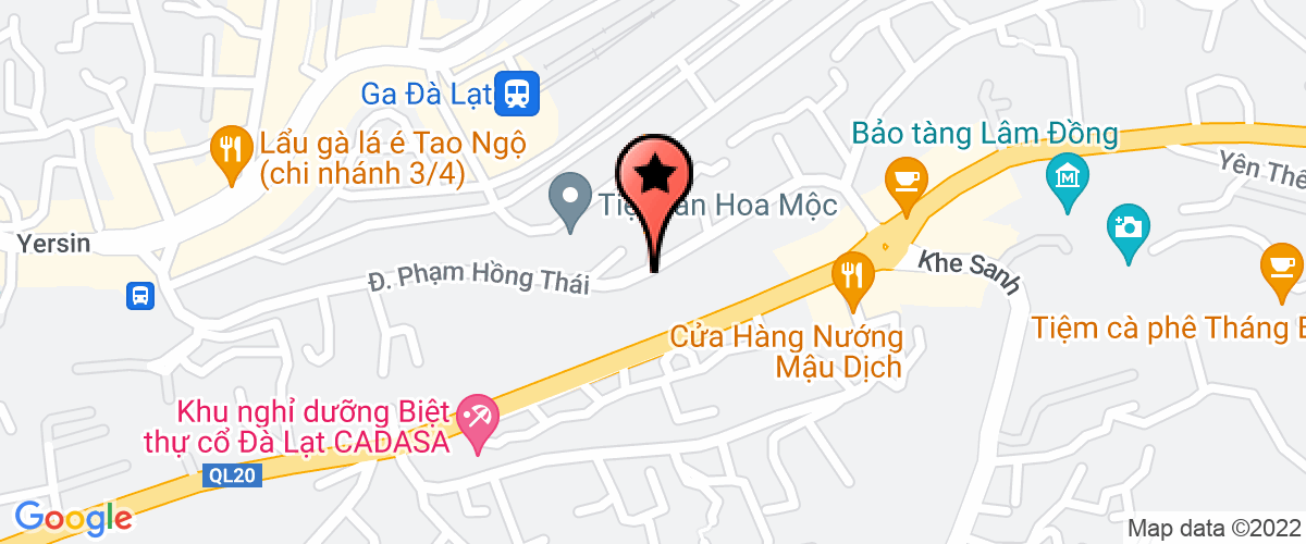 Bản đồ đến địa chỉ Công Ty TNHH Tam Anh Đà Lạt