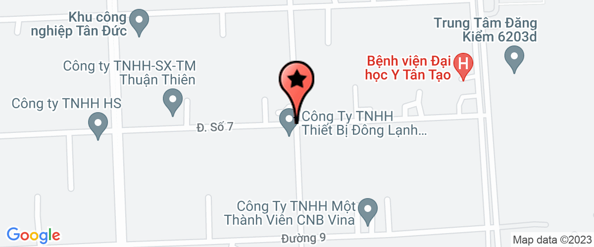 Bản đồ đến địa chỉ Công Ty TNHH Một Thành Viên Sản Xuất Thương Mại Và Dịch Vụ Ho Kang Vina