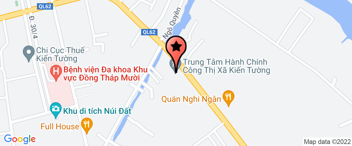 Bản đồ đến địa chỉ UBND xã Thạnh Trị