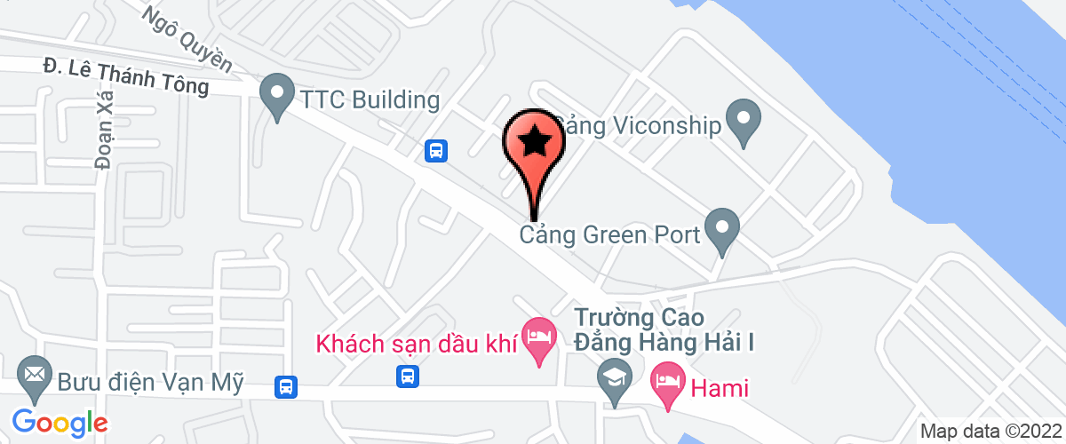 Bản đồ đến địa chỉ Chi Nhánh Công Ty Cổ Phần Container Việt Nam - Xí Nghiệp Cảng Viconship