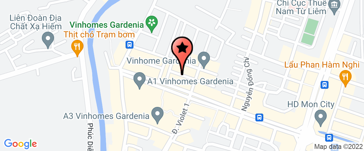 Bản đồ đến địa chỉ Công Ty TNHH Dịch Vụ Du Lịch Và Thương Mại Tudico