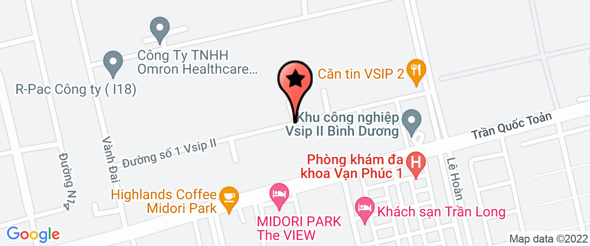 Bản đồ đến địa chỉ Công ty TNHH KASUGA ELECTRIC VIệT NAM