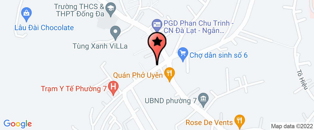 Bản đồ đến địa chỉ Công Ty TNHH Một Thành Viên Du Lịch Và Dịch Vụ Đà Lạt Team