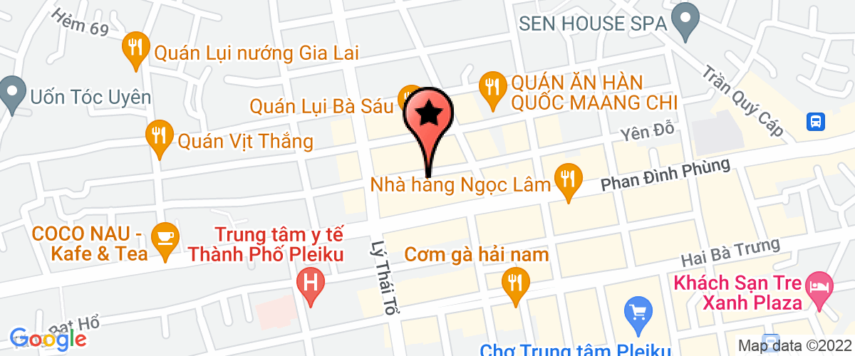 Bản đồ đến địa chỉ Công Ty TNHH Một Thành Viên Kt. Gia Lai
