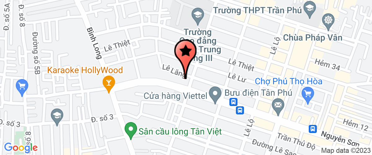 Bản đồ đến địa chỉ Chi Nhánh Công Ty Cổ Phần Sản Xuất - Thương Mại - Dịch Vụ Sao Cao Nguyên (Tỉnh Lâm Đồng)