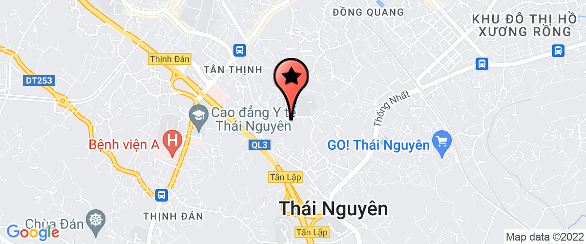 Bản đồ đến địa chỉ Công Ty TNHH Tân Hoàng Nam Thái Nguyên
