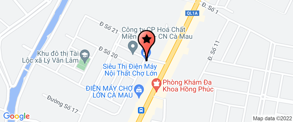 Bản đồ đến địa chỉ Công Ty TNHH Một Thành Viên Thương Mại - Dịch Vụ Thiên Kiều