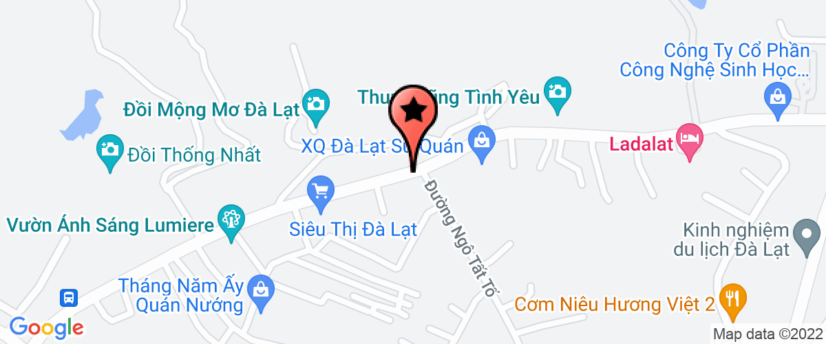 Bản đồ đến địa chỉ Công Ty TNHH Nho Đà Lạt