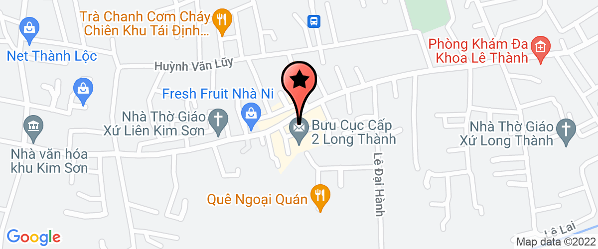 Bản đồ đến địa chỉ Công Ty TNHH Một Thành Viên Thương Mại Dịch Vụ & Đào Tạo Thu Phước