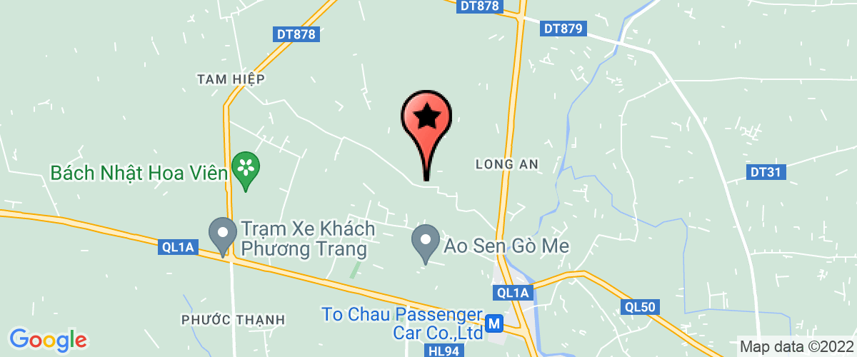 Bản đồ đến địa chỉ Công Ty Trách Nhiệm Hữu Hạn Sản Xuất Thương Mại Nguyễn Huy Tg