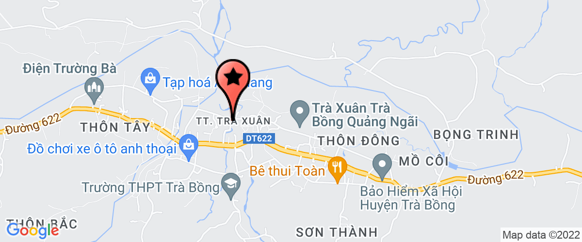 Bản đồ đến địa chỉ Chi cục Thống kê Huyện Trà Bồng