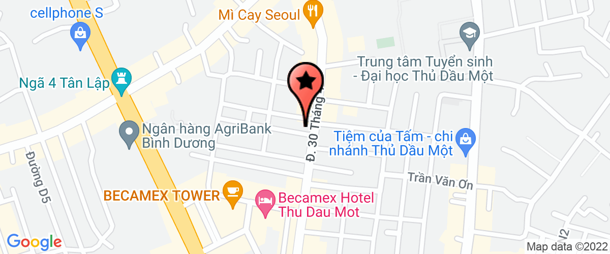 Bản đồ đến địa chỉ Công Ty TNHH Một Thành Viên Thuận Nhân Tâm