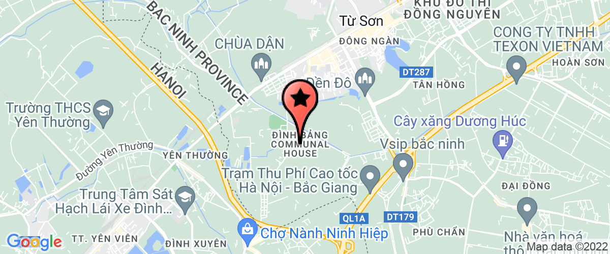 Bản đồ đến địa chỉ Nhà máy vật liệu chịu lửa kiềm tính Việt Nam
