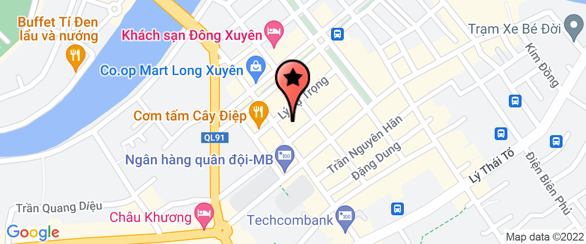 Bản đồ đến địa chỉ Hội nông dân Thành phố Long Xuyên