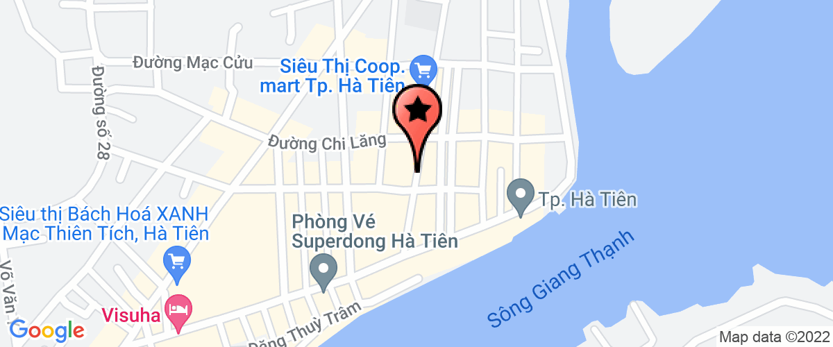 Bản đồ đến địa chỉ Liên Đoàn Lao Động thị xã Hà Tiên