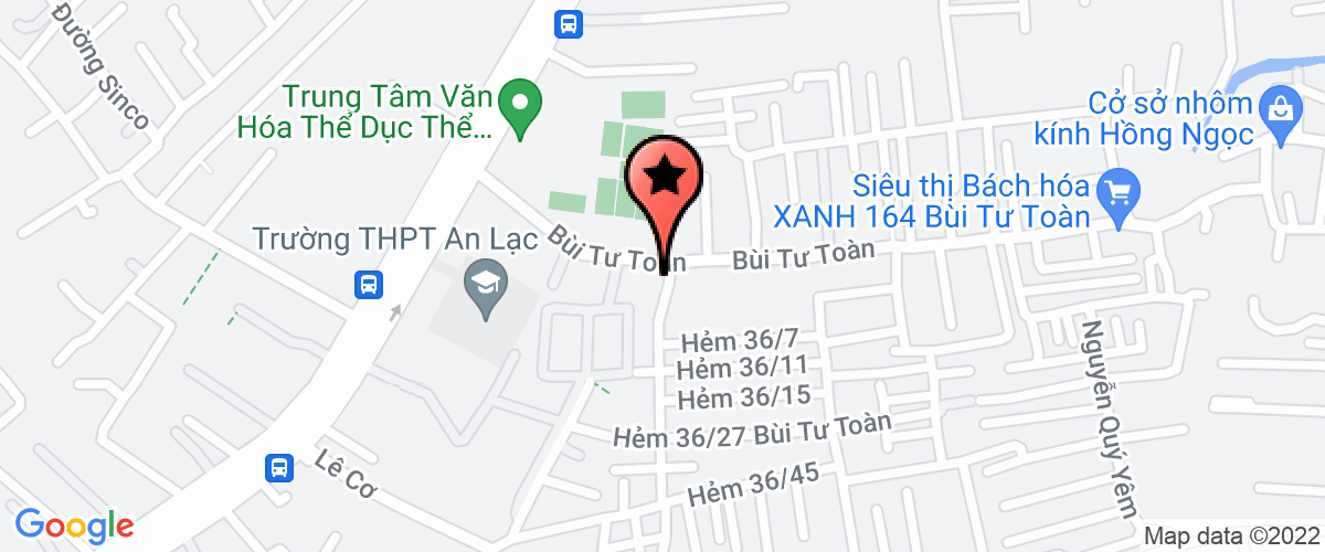 Bản đồ đến địa chỉ Công Ty TNHH Thương Mại Phụ Liệu Hoành Lợi