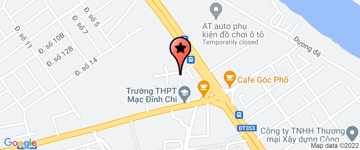 Bản đồ đến địa chỉ Công Ty TNHH Đầu Tư Thương Mại Và Phát Triển Dịch Vụ Tiến Thành
