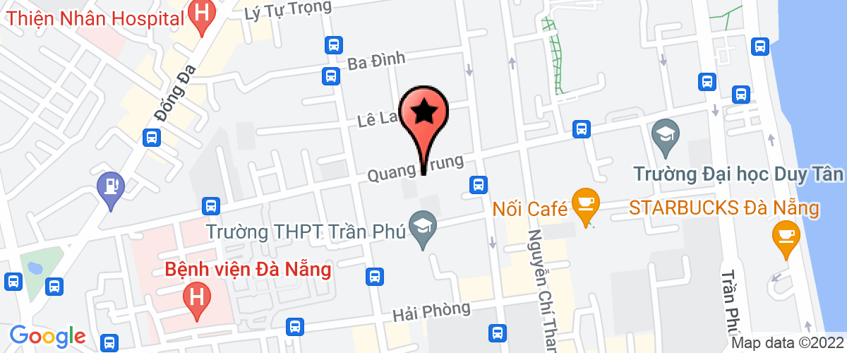 Bản đồ đến địa chỉ Chi nhánh công ty TNHH giao nhận vận chuyển Container Quốc tế tại Đà Nẵng