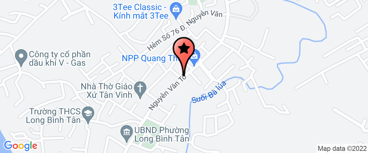 Bản đồ đến địa chỉ Công Ty Trách Nhiệm Hữu Hạn Một Thành Viên Địa Ốc Thuận Trung Thành