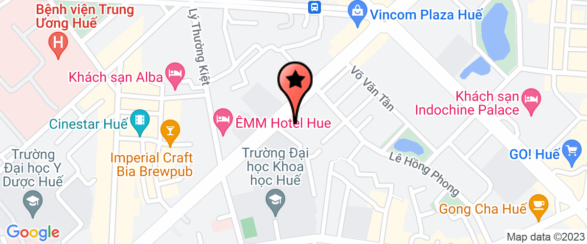 Bản đồ đến địa chỉ Ngân Hàng Thương Mại Cổ Phần Quốc Dân - Chi Nhánh Thừa Thiên Huế