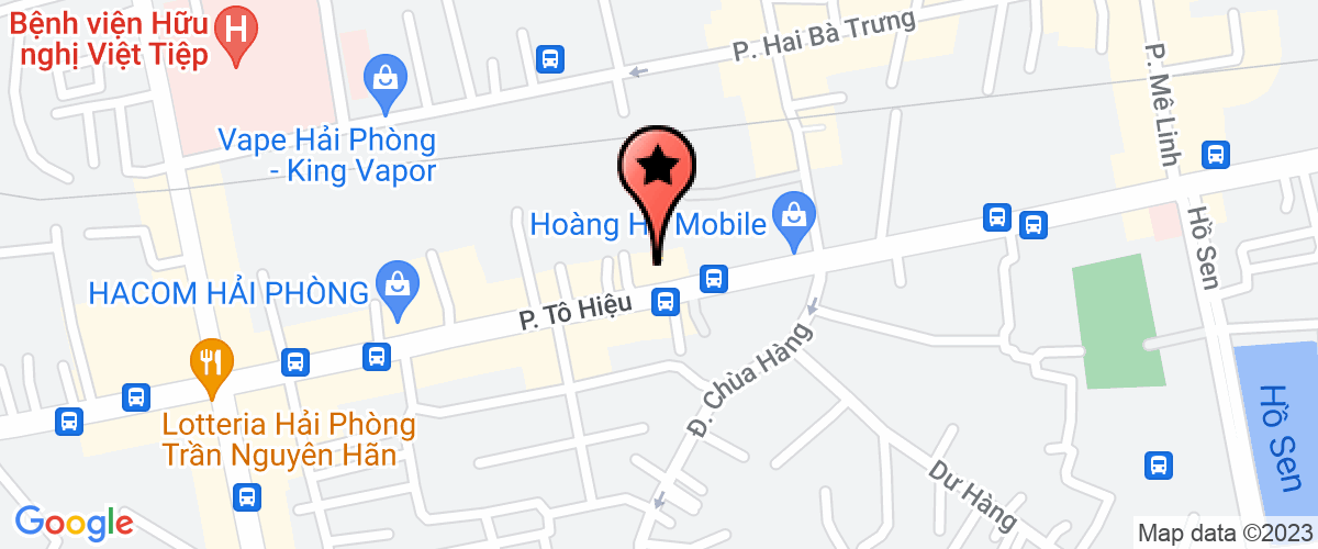 Bản đồ đến địa chỉ Ngân Hàng Thương Mại Cổ Phần Phát Triển Nhà Đồng Bằng Sông Cửu Long - Chi Nhánh Hải Phòng