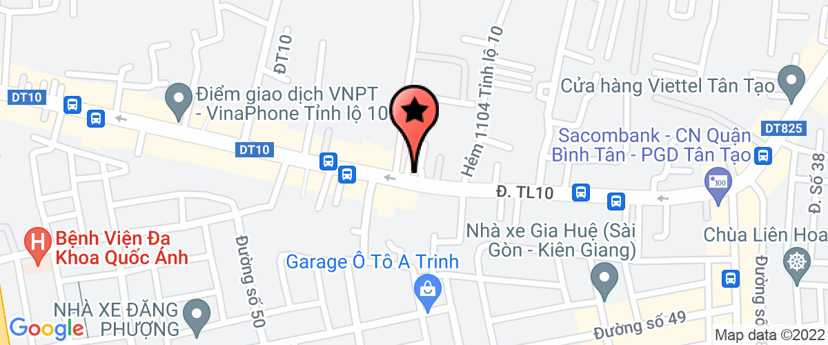 Bản đồ đến địa chỉ Công Ty TNHH Thiết Kế Quảng Cáo Minh Trí