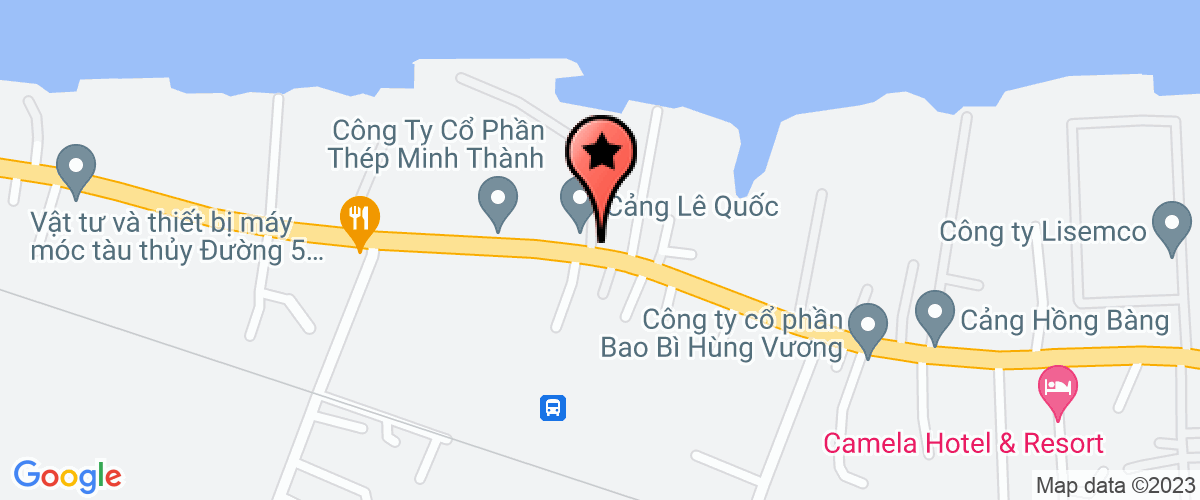 Bản đồ đến địa chỉ Chi nhánh công ty cổ phần vận tải thuỷ số 4 - Xí nghiệp dịch vụ trục vớt công trình