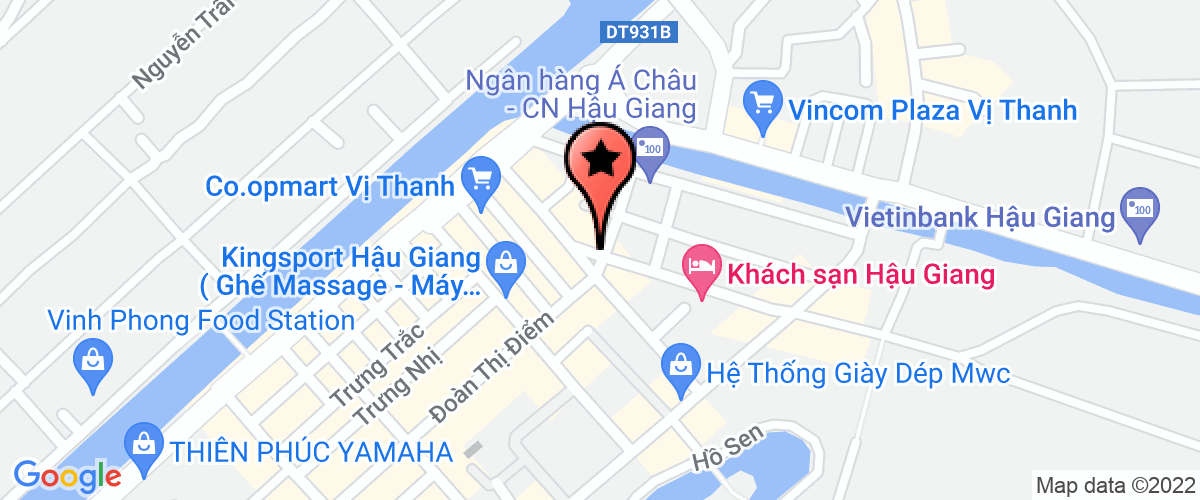 Bản đồ đến địa chỉ Công Ty TNHH TMDV Môi Trường Nam Sông Hậu