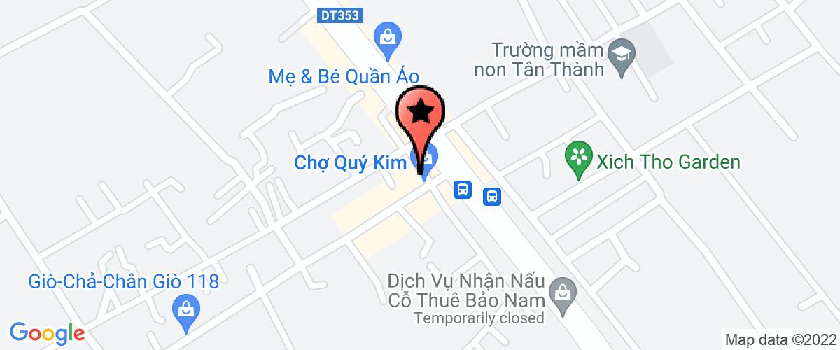 Bản đồ đến địa chỉ Công ty trách nhiệm hữu hạn Giang Thịnh