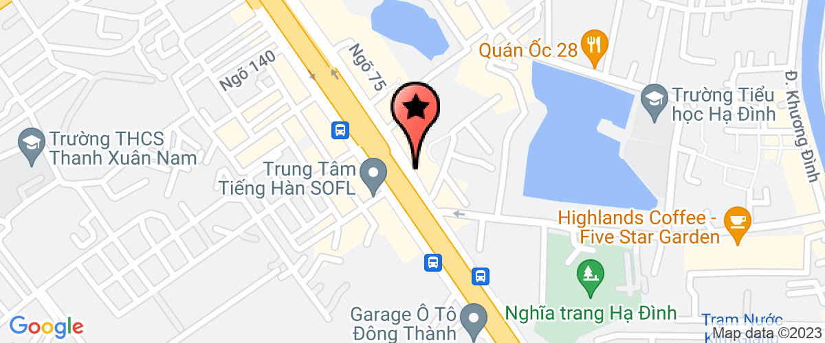 Bản đồ đến địa chỉ Văn Phòng Đại Diện Tại Hà Nội - Công Ty TNHH Thương Mại Xây Dựng Xuất Nhập Khẩu Hồng Hà